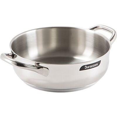 Barazzoni Patelnia Chef Line, stalowa, 29,1 x 37,1 x 9,3 cm Barazzoni Patelnia Chef Line, stalowa, 29,1 x 37,1 x 9,3 cm