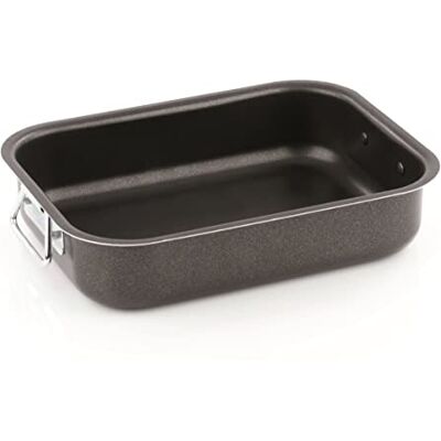 Barazzoni Aluminiumowa Forma do Lasagne - 40x33cm - Ognioodporna - Czarna Barazzoni Aluminiumowa Forma do Lasagne - 40x33cm - Ognioodporna - Czarna