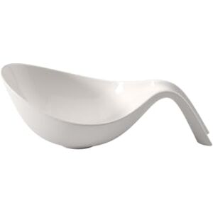 Villeroy & Boch Villeroy und Boch Flow miska z uchwytem, na duże sałatki/zupy/makaron, porcelana premium, nadaje się do mycia w zmywarce i używania w kuchence mikrofalowej, biała, 1800 ml Villeroy & Boch Villeroy und Boch Flow miska z uchwytem, na duże sałatki/zupy/makaron, porcelana premium, nadaje się do mycia w zmywarce i używania w kuchence mikrofalowej, biała, 1800 ml