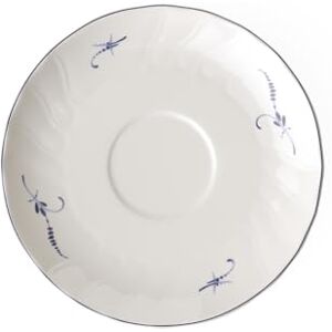 Villeroy & Boch Old Luxembourg spodek, 16 cm, porcelana premium, biały/niebieski Villeroy & Boch Old Luxembourg spodek, 16 cm, porcelana premium, biały/niebieski