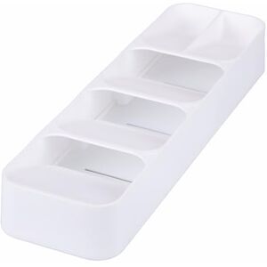 GALILEO CASA Sztućcowy organizer - 5 przegródki - Biały - Organizer na sztućce GALILEO CASA Sztućcowy organizer - 5 przegródki - Biały - Organizer na sztućce
