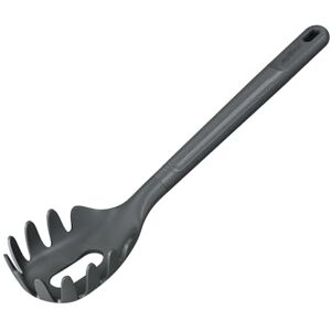 Zyliss E980231 Łyżka do spaghetti, zrównoważona słomka pszeniczna/nylon, łopatka i odcedź spaghetti i makaron, nieprzywierająca, odporna na ciepło silikonowa główka, Beluga szara, 31 cm x 6 cm, nadaje Zyliss E980231 Łyżka do spaghetti, zrównoważona słomka pszeniczna/nylon, łopatka i odcedź spaghetti i makaron, nieprzywierająca, odporna na ciepło silikonowa główka, Beluga szara, 31 cm x 6 cm, nadaje