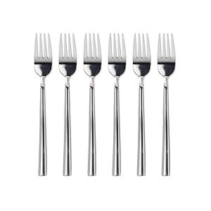 Tognana , Zestaw 6 eleganckich widelców ze stali 18/0, srebrny Tognana , Zestaw 6 eleganckich widelców ze stali 18/0, srebrny