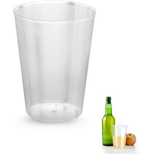 PARENCE .- Zestaw 15 plastikowych kubków wielokrotnego użytku o pojemności 500 ml sztywne kubki polipropylenowe (PP) idealne na imprezy, kempingi, grille, imprezy - PARENCE .- Zestaw 15 plastikowych kubków wielokrotnego użytku o pojemności 500 ml sztywne kubki polipropylenowe (PP) idealne na imprezy, kempingi, grille, imprezy -