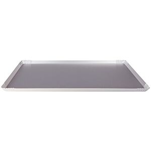 Baldassare Agnelli Pentole Agnelli taca na ciasto i pizzę, wymiary 30 x 18 x 1,5 cm, aluminium srebrna, jeden rozmiar Baldassare Agnelli Pentole Agnelli taca na ciasto i pizzę, wymiary 30 x 18 x 1,5 cm, aluminium srebrna, jeden rozmiar