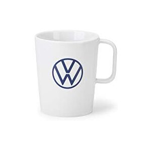 Volkswagen 00069601BQ kubek, filiżanka do kawy, porcelana, biała, z logo VW Volkswagen 00069601BQ kubek, filiżanka do kawy, porcelana, biała, z logo VW