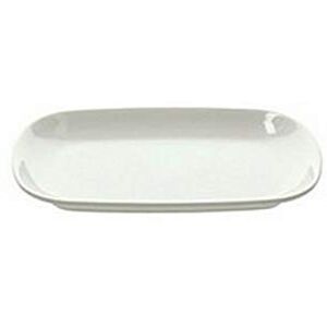 Tognana taca porcelanowa, owalna, biała, 21 x 13 cm, rozmiar uniwersalny Tognana taca porcelanowa, owalna, biała, 21 x 13 cm, rozmiar uniwersalny