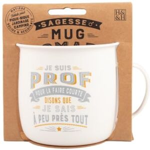 MUG NOMADE Spersonalizowany kubek do herbaty i kawy Prof prezent dla mężczyzn i kobiet MUG NOMADE Spersonalizowany kubek do herbaty i kawy Prof prezent dla mężczyzn i kobiet