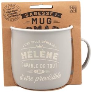 MUG NOMADE Spersonalizowany kubek do herbaty i kawy Helena prezent dla mężczyzn i kobiet MUG NOMADE Spersonalizowany kubek do herbaty i kawy Helena prezent dla mężczyzn i kobiet