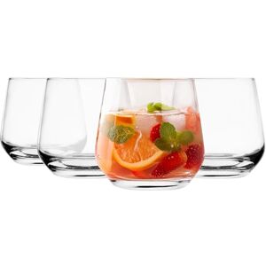 Glasmark KROSNO 1992 szklanki do napojów, zestaw 4 szklanek o pojemności 310 ml, szklanki do wody, koktajl, sok, do wody, nadają się do mycia w zmywarce Glasmark KROSNO 1992 szklanki do napojów, zestaw 4 szklanek o pojemności 310 ml, szklanki do wody, koktajl, sok, do wody, nadają się do mycia w zmywarce