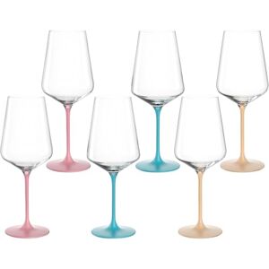 Leonardo HOME Brera 046980 Kieliszki do wina, zestaw 6 sztuk, nadają się do mycia w zmywarce, wysokiej jakości i nowoczesne, modne i kolorowe kieliszki koktajlowe do domu, na imprezę, 560 ml Leonardo HOME Brera 046980 Kieliszki do wina, zestaw 6 sztuk, nadają się do mycia w zmywarce, wysokiej jakości i nowoczesne, modne i kolorowe kieliszki koktajlowe do domu, na imprezę, 560 ml