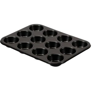 Barazzoni , Forma 12 Muffin, stal węglowa, nieprzywierająca, wyprodukowana we Włoszech Barazzoni , Forma 12 Muffin, stal węglowa, nieprzywierająca, wyprodukowana we Włoszech