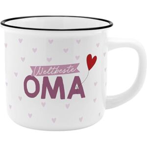 GRUSS & CO Kubek XL z motywem babci, ulubiony kubek z porcelany, filiżanka z sentencją, 55 ml, z banderolą prezentową, prezent dla babci, na Dzień Matki 74172 GRUSS & CO Kubek XL z motywem babci, ulubiony kubek z porcelany, filiżanka z sentencją, 55 ml, z banderolą prezentową, prezent dla babci, na Dzień Matki 74172