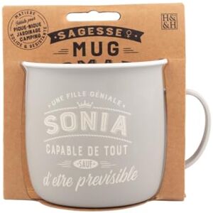 MUG NOMADE Spersonalizowany kubek do herbaty i kawy Sonia prezent dla mężczyzn i kobiet MUG NOMADE Spersonalizowany kubek do herbaty i kawy Sonia prezent dla mężczyzn i kobiet