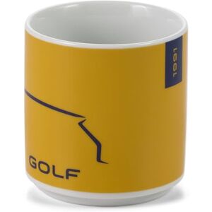 Volkswagen 5HG069601B filiżanka do kawy Golf kolekcja filiżanka kubek kubek 250 ml porcelana, kurkuma/ciemnoniebieski Volkswagen 5HG069601B filiżanka do kawy Golf kolekcja filiżanka kubek kubek 250 ml porcelana, kurkuma/ciemnoniebieski