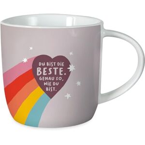 Grafik Werkstatt Grafik-Werkstatt Filiżanka do kawy z sentencją, 300 ml, porcelanowa filiżanka Du bist die Beste. Grafik Werkstatt Grafik-Werkstatt Filiżanka do kawy z sentencją, 300 ml, porcelanowa filiżanka Du bist die Beste.