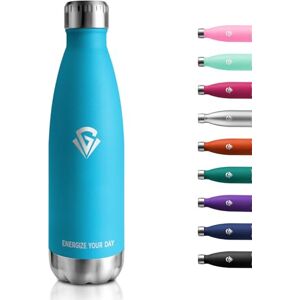 KollyKolla Termos 500 ml, nadaje się do napojów gazowanych, nie zawiera BPA, szczelny, z podwójnymi ściankami, do fitnessu, biegania, biura, dla dzieci, dorosłych, na kemping, do fitnessu, napojów gazowanych KollyKolla Termos 500 ml, nadaje się do napojów gazowanych, nie zawiera BPA, szczelny, z podwójnymi ściankami, do fitnessu, biegania, biura, dla dzieci, dorosłych, na kemping, do fitnessu, napojów gazowanych