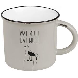 Grafik Werkstatt Kubek do kawy rocznik ceramiczny kubek do podarowania 400 ml Maritim Wat mutt dat mutt Grafik Werkstatt Kubek do kawy rocznik ceramiczny kubek do podarowania 400 ml Maritim Wat mutt dat mutt