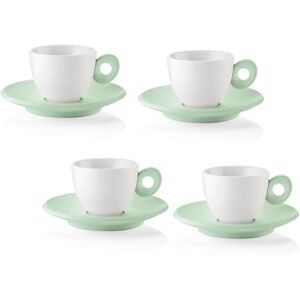 Zestaw 4 filiżanek do espresso Guzzini - Zielony 4 szt. Zestaw 4 filiżanek do espresso Guzzini - Zielony 4 szt.