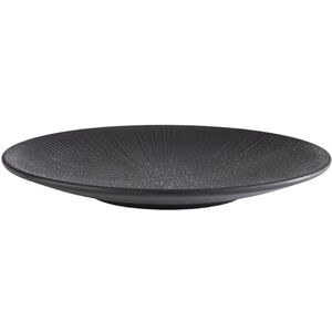 APS 85064 talerz NERO, Ø 26 cm, wysokość 3 cm, melamina, czarny APS 85064 talerz NERO, Ø 26 cm, wysokość 3 cm, melamina, czarny