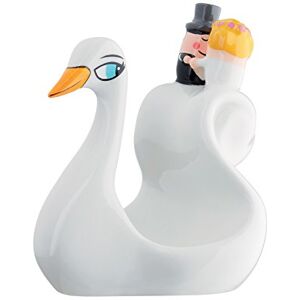 Alessi przysługa weselna, porcelana, biała, 8 x 7 x 11 cm Alessi przysługa weselna, porcelana, biała, 8 x 7 x 11 cm