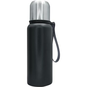 NERTHUS FIH 1259 termos stal nierdzewna dwuścienny 500 ml czarny idealny do pracy gór i na plażę NERTHUS FIH 1259 termos stal nierdzewna dwuścienny 500 ml czarny idealny do pracy gór i na plażę