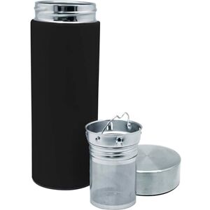 VoltShine 300ml czarny termos z podwójnymi ściankami, idealny do naparów; utrzymuje temperaturę, lekki i przenośny w podróży i ciesząc się gorącymi napojami. VoltShine 300ml czarny termos z podwójnymi ściankami, idealny do naparów; utrzymuje temperaturę, lekki i przenośny w podróży i ciesząc się gorącymi napojami.