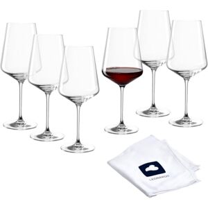 Leonardo HOME Kieliszki do czerwonego wina PUCCINI (zestaw 6 szt.) wraz ze ściereczką do polerowania • Kieliszki do czerwonego wina (750 ml) • Odporne na uderzenia i nadają się do codziennego użytku • Leonardo HOME Kieliszki do czerwonego wina PUCCINI (zestaw 6 szt.) wraz ze ściereczką do polerowania • Kieliszki do czerwonego wina (750 ml) • Odporne na uderzenia i nadają się do codziennego użytku •