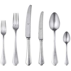 MEPRA 106628036 Pewter 36-częściowy zestaw sztućców Dolce Vita, stal nierdzewna, srebrny MEPRA 106628036 Pewter 36-częściowy zestaw sztućców Dolce Vita, stal nierdzewna, srebrny