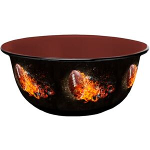 Gedalabels GEDA LABELS miska na musli American Football Fireball o wyglądzie emalii, 600 ml Gedalabels GEDA LABELS miska na musli American Football Fireball o wyglądzie emalii, 600 ml