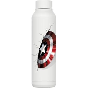Quokka Butelka termos ze stali nierdzewnej Solid White 630 ML Captain America Quokka Butelka termos ze stali nierdzewnej Solid White 630 ML Captain America