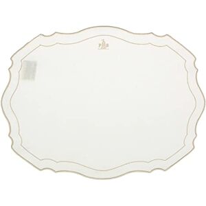 LA PORCELLANA BIANCA BIAŁA PORCELANA Podkładka w kształcie Kości Słoniowej Ammanto LA PORCELLANA BIANCA BIAŁA PORCELANA Podkładka w kształcie Kości Słoniowej Ammanto