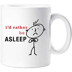60 Second Makeover ® męski kubek 'I'd Rather Be Asleep' prezent dla taty chłopaka mężczyzny zabawny prezent 60 Second Makeover ® męski kubek 'I'd Rather Be Asleep' prezent dla taty chłopaka mężczyzny zabawny prezent