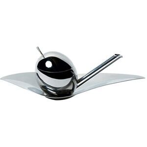 Alessi "Taste-Huile" pojemnik na oliwy z oliwek ze stali nierdzewnej, 54 x 19,5 x 35 cm Alessi "Taste-Huile" pojemnik na oliwy z oliwek ze stali nierdzewnej, 54 x 19,5 x 35 cm