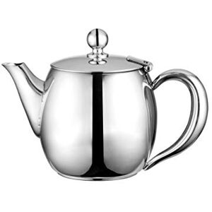 Café Olé BUT-024 Buxton dzbanek do herbaty, 0,6 l, wykonany z wysokiej jakości stali nierdzewnej 18/10 – politura na wysoki połysk, warzenie, picie herbaty, nalewanie bez kapania, puste uchwyty Café Olé BUT-024 Buxton dzbanek do herbaty, 0,6 l, wykonany z wysokiej jakości stali nierdzewnej 18/10 – politura na wysoki połysk, warzenie, picie herbaty, nalewanie bez kapania, puste uchwyty