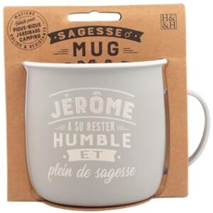 MUG NOMADE Spersonalizowany kubek do herbaty i kawy Jerome prezent dla mężczyzn i kobiet MUG NOMADE Spersonalizowany kubek do herbaty i kawy Jerome prezent dla mężczyzn i kobiet