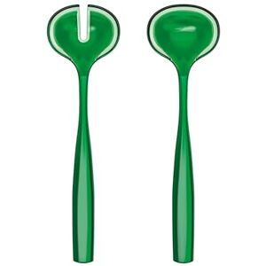 Guzzini Zestaw 2 sztućce sałatkowe Dolvevita 29730169 Przezroczysty Szmaragdowy Plastik Biologiczny 28cm Guzzini Zestaw 2 sztućce sałatkowe Dolvevita 29730169 Przezroczysty Szmaragdowy Plastik Biologiczny 28cm