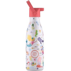 Cool Bottles Termos dla dzieci – butelka na wodę ze stali nierdzewnej – 350 ml – Sweet Mermaids – zimne napoje 36 godzin i gorące napoje 18 godzin – bez BPA Cool Bottles Termos dla dzieci – butelka na wodę ze stali nierdzewnej – 350 ml – Sweet Mermaids – zimne napoje 36 godzin i gorące napoje 18 godzin – bez BPA