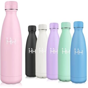 Motswedi Butelka Termiczna 500ml, Nie Zawiera BPA, Butelka na Napoje ze Stali Nierdzewnej, Izolowana Próżniowo, ze Stali Nierdzewnej, z Podwójnymi ściankami, Butelka Wodę Szkoły, Podróż, Różowy Motswedi Butelka Termiczna 500ml, Nie Zawiera BPA, Butelka na Napoje ze Stali Nierdzewnej, Izolowana Próżniowo, ze Stali Nierdzewnej, z Podwójnymi ściankami, Butelka Wodę Szkoły, Podróż, Różowy