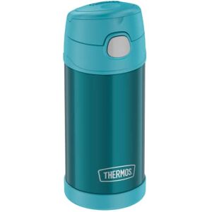 Thermos kids Funtainer Straw Bottle 0,35 l, ocean teal, termos dla dzieci, ze słomką, zimna przez 12 h, absolutnie szczelna, do szkoły, przedszkola, na przerwę Thermos kids Funtainer Straw Bottle 0,35 l, ocean teal, termos dla dzieci, ze słomką, zimna przez 12 h, absolutnie szczelna, do szkoły, przedszkola, na przerwę