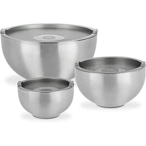 GSW 824019 6-częściowy zestaw misek termicznych z pokrywką z tworzywa sztucznego, stal nierdzewna, srebrna, 26 cm, 6 sztuk GSW 824019 6-częściowy zestaw misek termicznych z pokrywką z tworzywa sztucznego, stal nierdzewna, srebrna, 26 cm, 6 sztuk