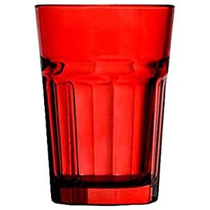 Topkapi 251.019 szklanka do longdrink czerwone – 6 sztuk kieliszków Miami Red zestaw szklanek XL (36 cl) w kolorze czerwonym do koktajli, longdrinków, mojito, soków, wody, wysokość ~ 12 cm Topkapi 251.019 szklanka do longdrink czerwone – 6 sztuk kieliszków Miami Red zestaw szklanek XL (36 cl) w kolorze czerwonym do koktajli, longdrinków, mojito, soków, wody, wysokość ~ 12 cm