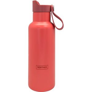 NERTHUS Butelka Podwójna Ściana Sport Koral Click 500 ml Koralowy NERTHUS Butelka Podwójna Ściana Sport Koral Click 500 ml Koralowy