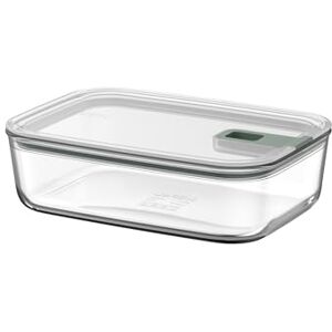 Mepal Szklane pojemniki z pokrywkami EasyClip Miska z pokrywką i zamkiem przesuwnym do kuchenki mikrofalowej, parowaru, piekarnika, lodówki i zamrażarki, hermetyczne 1,5 l Nordic sage Mepal Szklane pojemniki z pokrywkami EasyClip Miska z pokrywką i zamkiem przesuwnym do kuchenki mikrofalowej, parowaru, piekarnika, lodówki i zamrażarki, hermetyczne 1,5 l Nordic sage