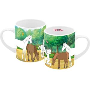 Gedalabels Kubek do kolorowania Bibi and Tina 250 ml, ceramiczny kubek dla dzieci, kolorowy, DIY, Bibi Blocksberg, konie, jeździectwo, Amadeus, Sabrina, czarownice, czarodzieje, kolorowanki Gedalabels Kubek do kolorowania Bibi and Tina 250 ml, ceramiczny kubek dla dzieci, kolorowy, DIY, Bibi Blocksberg, konie, jeździectwo, Amadeus, Sabrina, czarownice, czarodzieje, kolorowanki