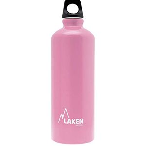 LAKEN Futura aluminiowa butelka na napoje, wąski otwór, zakrętka z pętelką, 0,75 l, różowa LAKEN Futura aluminiowa butelka na napoje, wąski otwór, zakrętka z pętelką, 0,75 l, różowa