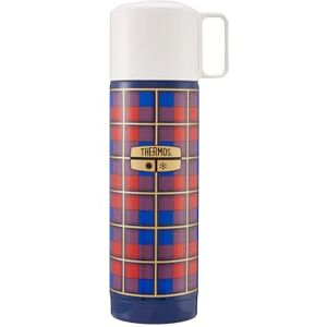 Thermos REVIVAL BEVERAGE BOTTLE 0,50 l, retro blue, termos ze stali nierdzewnej, termoizolacyjny czerwony z kubkiem do picia, gorący 18 h/zimno 24 h, nadaje się do mycia w zmywarce, absolutnie Thermos REVIVAL BEVERAGE BOTTLE 0,50 l, retro blue, termos ze stali nierdzewnej, termoizolacyjny czerwony z kubkiem do picia, gorący 18 h/zimno 24 h, nadaje się do mycia w zmywarce, absolutnie