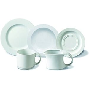 Esmeyer 570-069 20-częściowy serwis do kawy model "Adrina" zestaw naczyń z białej porcelany. Naczynia hotelowe europejskiej produkcji dla 6 osób. Esmeyer 570-069 20-częściowy serwis do kawy model "Adrina" zestaw naczyń z białej porcelany. Naczynia hotelowe europejskiej produkcji dla 6 osób.