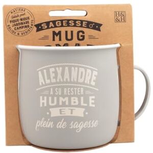 MUG NOMADE Spersonalizowany kubek do herbaty i kawy Alexander prezent dla mężczyzn i kobiet MUG NOMADE Spersonalizowany kubek do herbaty i kawy Alexander prezent dla mężczyzn i kobiet
