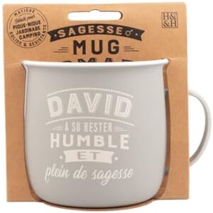MUG NOMADE Spersonalizowany kubek do herbaty i kawy David prezent dla mężczyzn i kobiet MUG NOMADE Spersonalizowany kubek do herbaty i kawy David prezent dla mężczyzn i kobiet